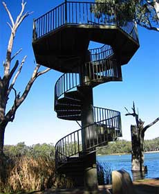 Darling And Murray River Junction And Viewing Tower - Accommodation Cairns 1