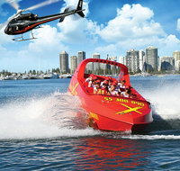 Gold Coast Helicopter 10 min Flight and Jet Boat Ride - Accommodation Cairns