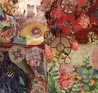 Online live streaming class Cut and Paste Creative Collage Fun - Accommodation Cairns