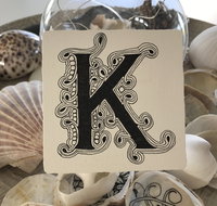 Online live streaming class Zentangle Art Embedded Letters - Accommodation Cairns