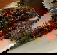 Old Stables Wood Fired Kitchen - Accommodation Cairns