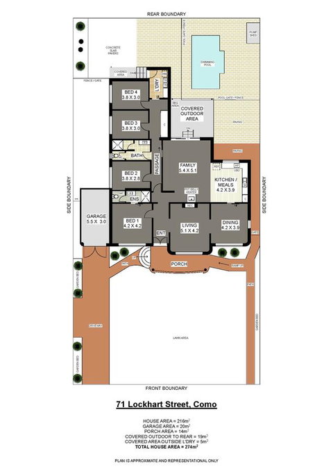 Big House Heated Pool 11 Beds Como / South Perth / Applecross - Accommodation Cairns 1