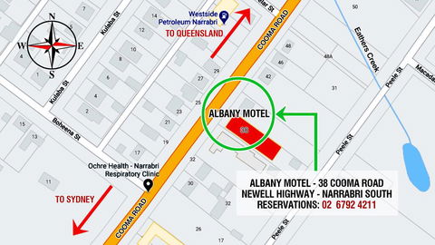 Aalbany Motel Narrabri - Accommodation Cairns 1
