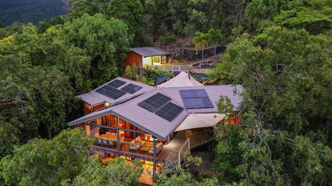 Rainforest Treehouse Sanctuary - With Ocean Views - Accommodation Cairns 0