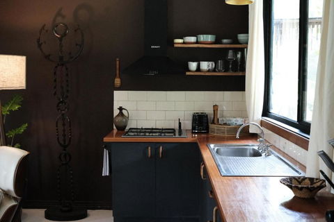 Romantic Wooden Nature Cabin Overlooking Forest & Crystal Clear River - Accommodation Cairns 3